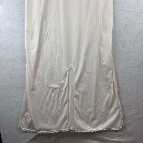Vintage Ladies Nightgown Slip Dress Size 38 (Measured 34) Bridal Ivory Sexy READ - Picture 2 of 11